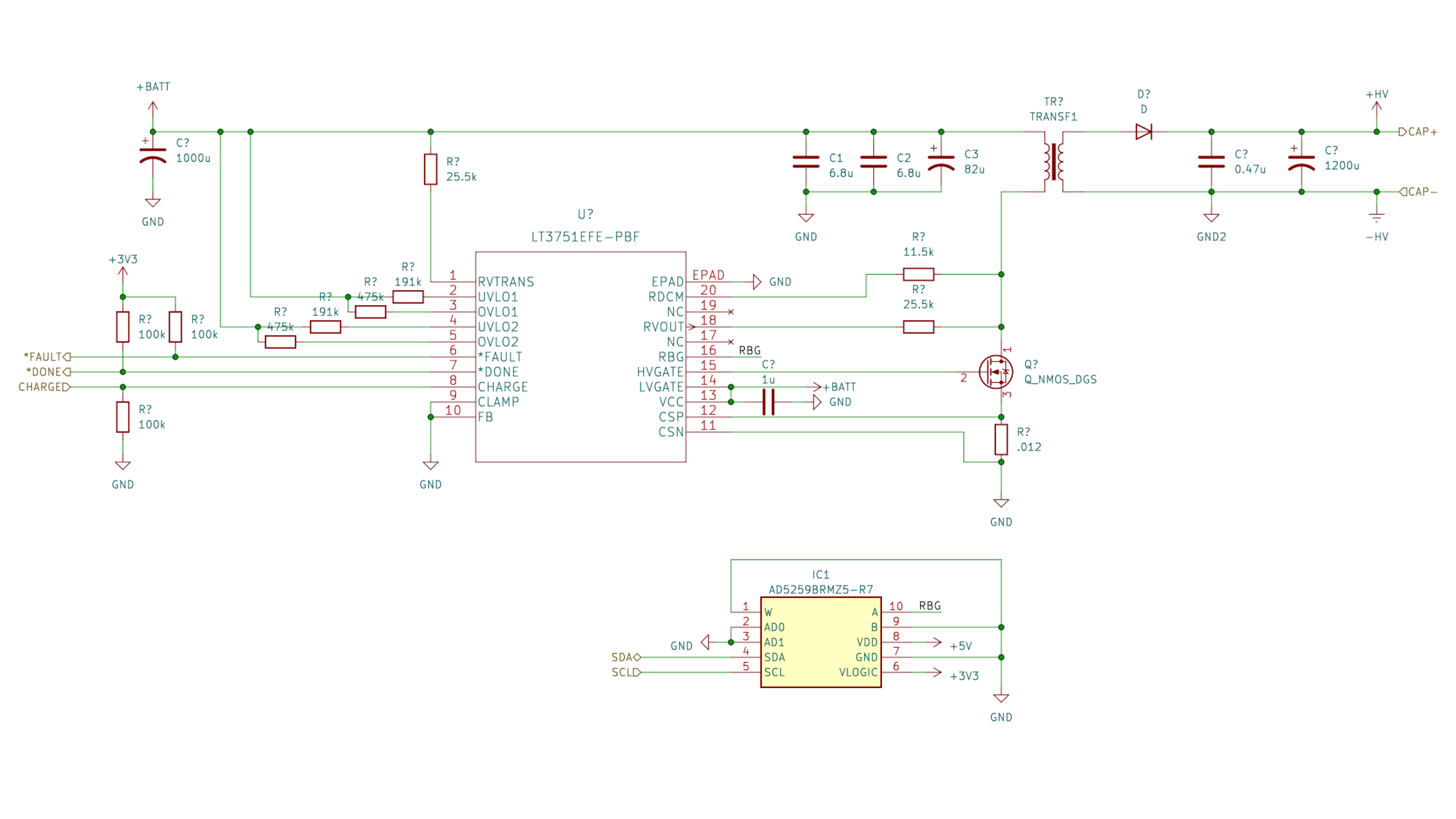 Capacitor Charger Schematic